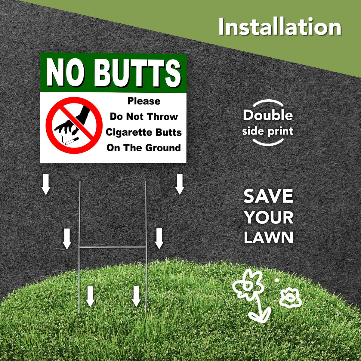 DIMARONGTON coroplast outdoor sign—weather-resistant material withstands wind and rain