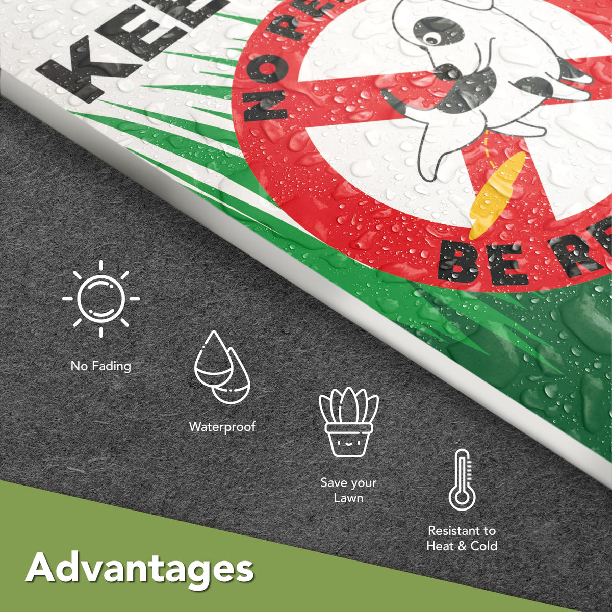 Dimarongton double-sided sign offers high readability from multiple directions