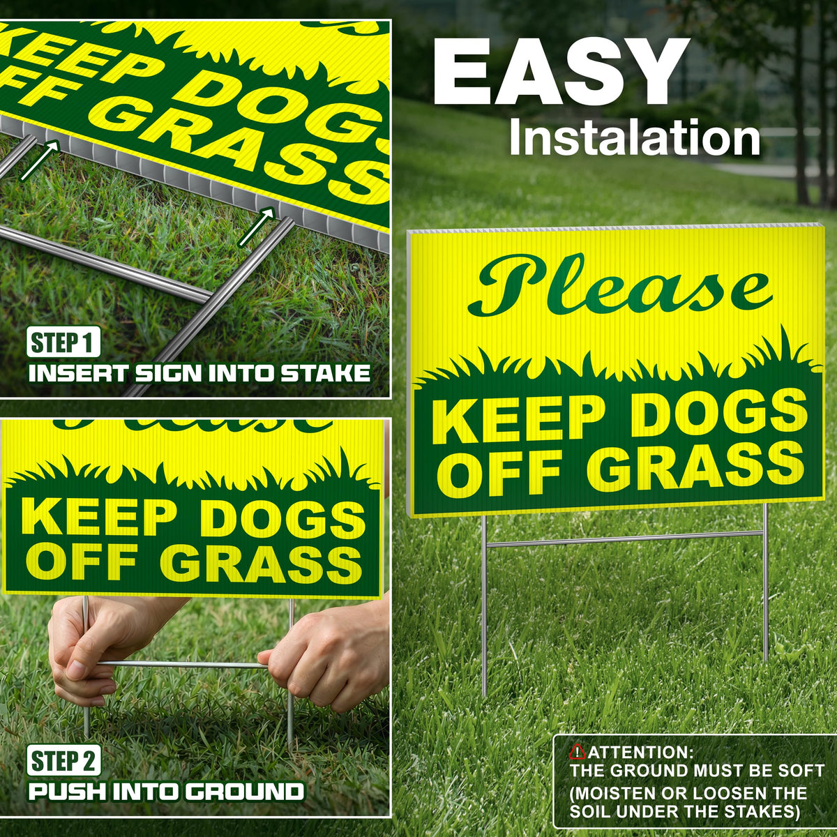 Dimarongton HOA and shared spaces signage for pedestrian areas.