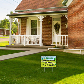 Dimarongton double-sided print improves visibility from both directions.
