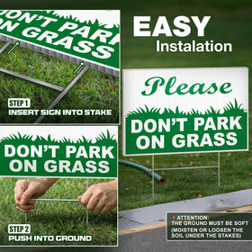 DIMARONGTON outdoor yard sign placement for front yards gardens and parks