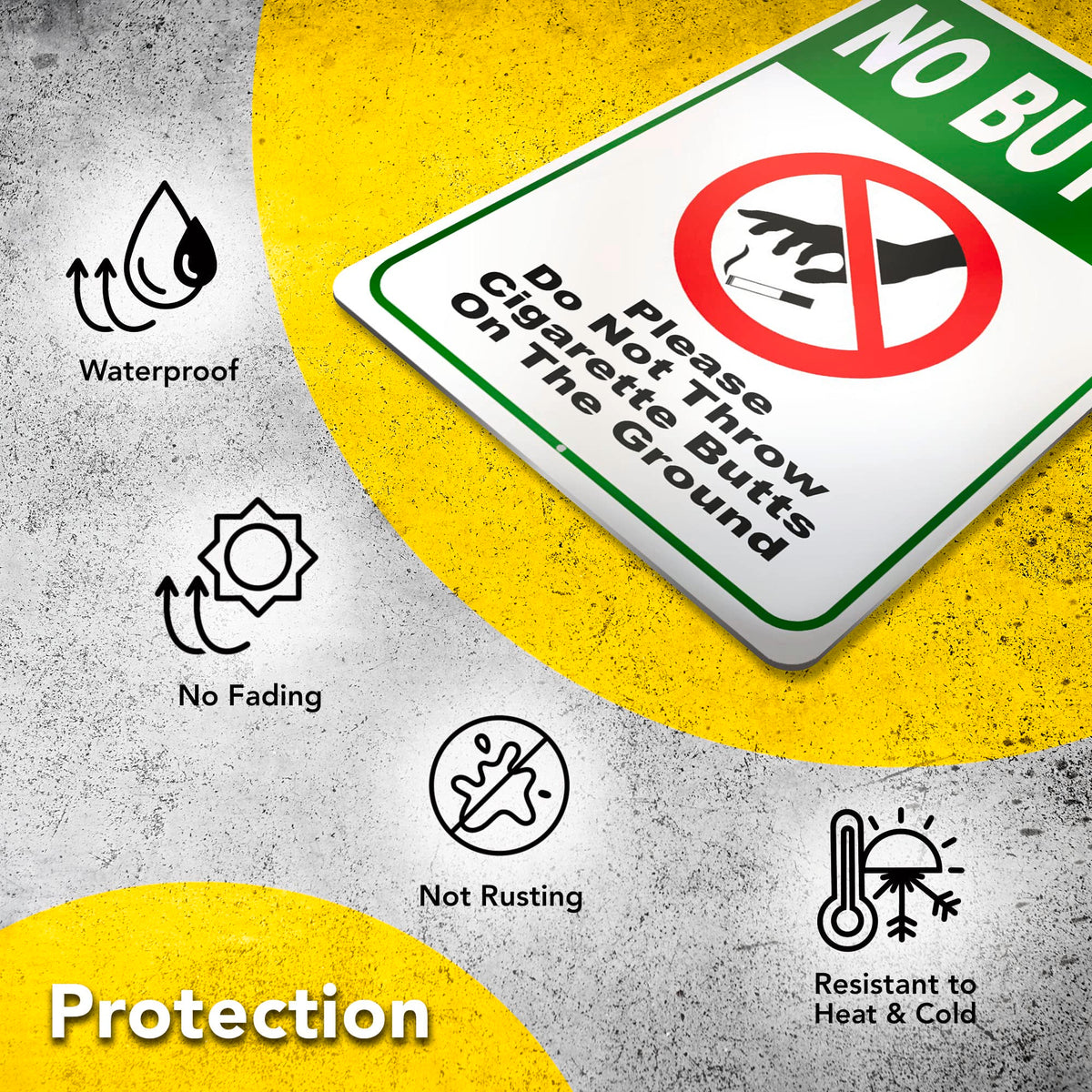 Dimarongton pre-drilled holes enable quick mounting on walls or fences.