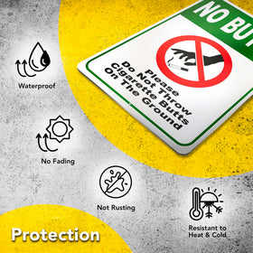 Dimarongton pre-drilled holes enable quick mounting on walls or fences.