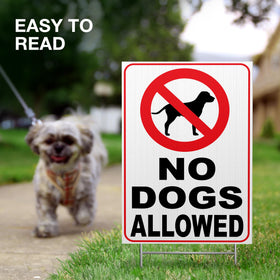 DIMARONGTON professional no-pets sign supports businesses and property boundaries.