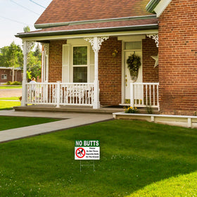 DIMARONGTON yard sign set protects lawns and promotes responsible disposal habits