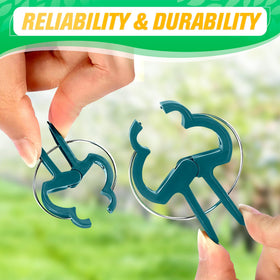 DIMROM durable plastic clip with reinforced spring for secure stems
