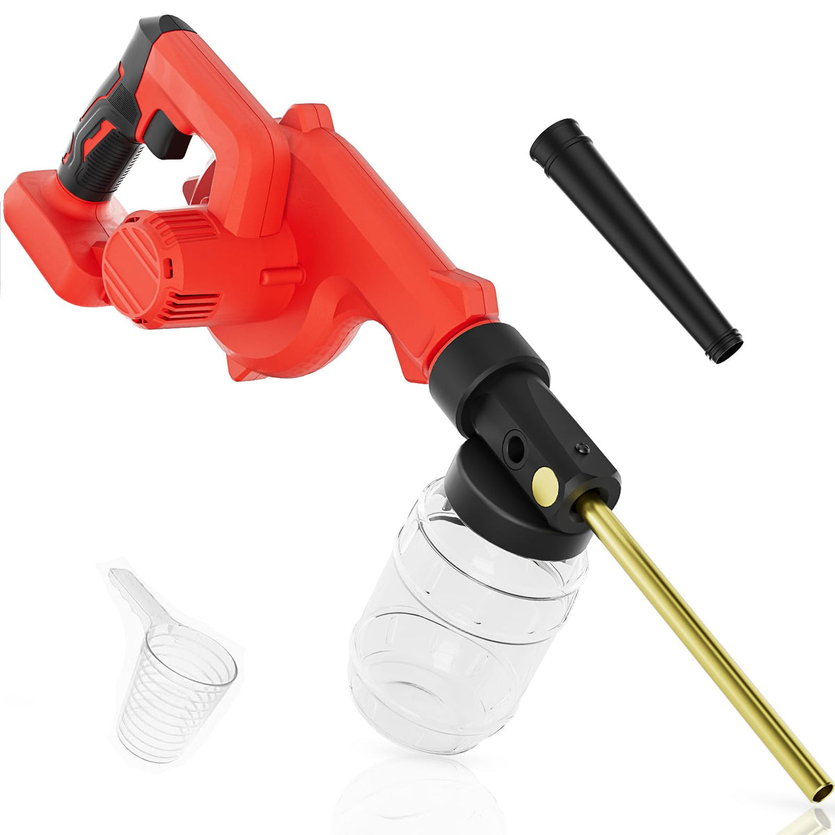 Dinftin electric diatomaceous earth duster for precise garden dusting.