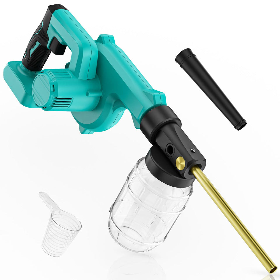 Dinftin Makita 18V compatible duster for precise powder application.