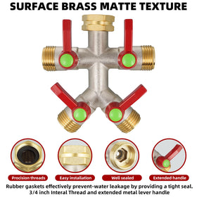 DINGBAI hex-nut inlet design allows easy tightening by hand or with a wrench.