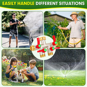 DINGBAI durable brass construction handles high pressure and weather.