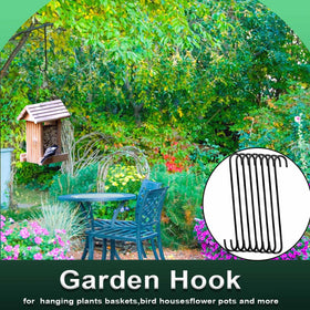 DINGEE outdoor pergola S hooks for lanterns or plants.