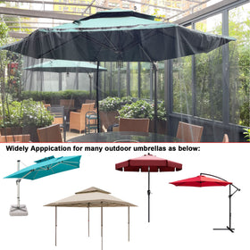 DINHAND double zipper doors provide easy entry while preserving mesh integrity.