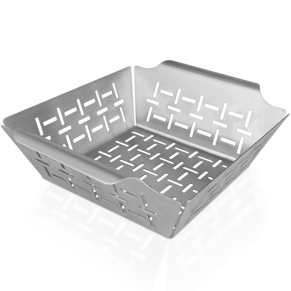 Dinlon grill basket with veggies 7in for even vegetable cooking and easy flipping.