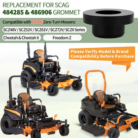Dinlon grommet close-up, premium rubber resists heat and wear.