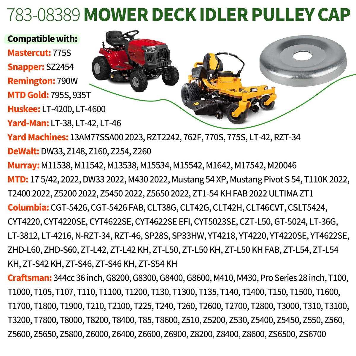 Dinlon replacement part supports reliable deck performance during busy mowing seasons