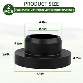 Dinlon Scag-compatible grommet view, designed for zero-turn mowers.