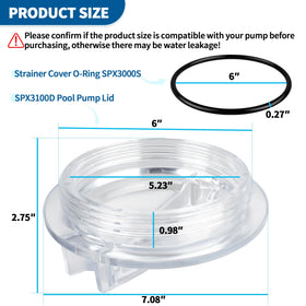Close‑up of threaded SPX3100D lid showing tool‑free installation.