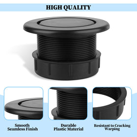 Dinlon weather-resistant ring plug blocks rain and debris.