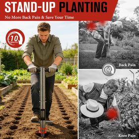 DIOVPLX adjustable 2in depth for shallow bulbs and seedlings.