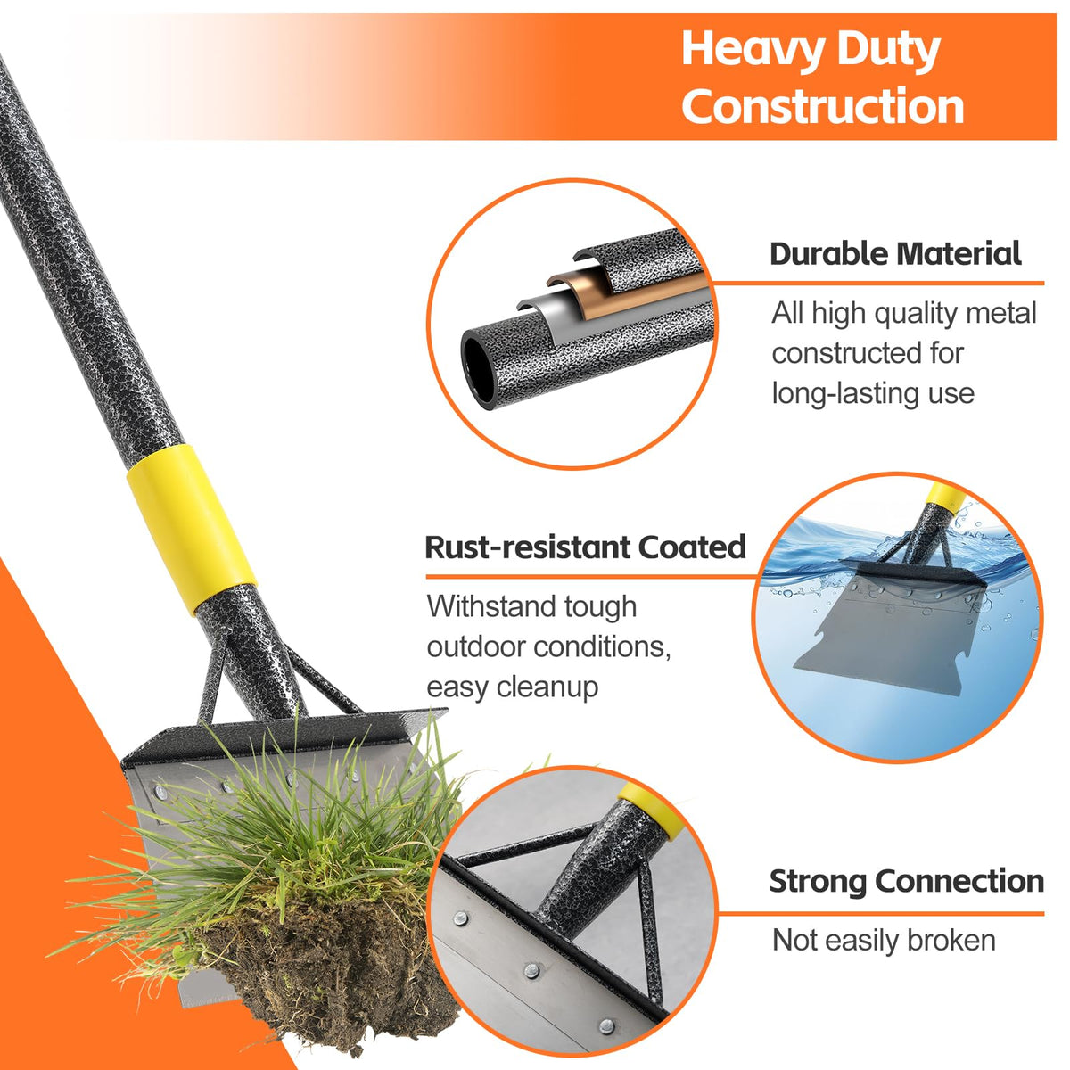 DIOVPLX lawn edger tool creates crisp lawn borders