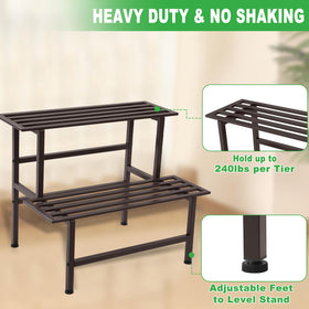 Dipion ladder display highlights sturdy 20x20mm pipes