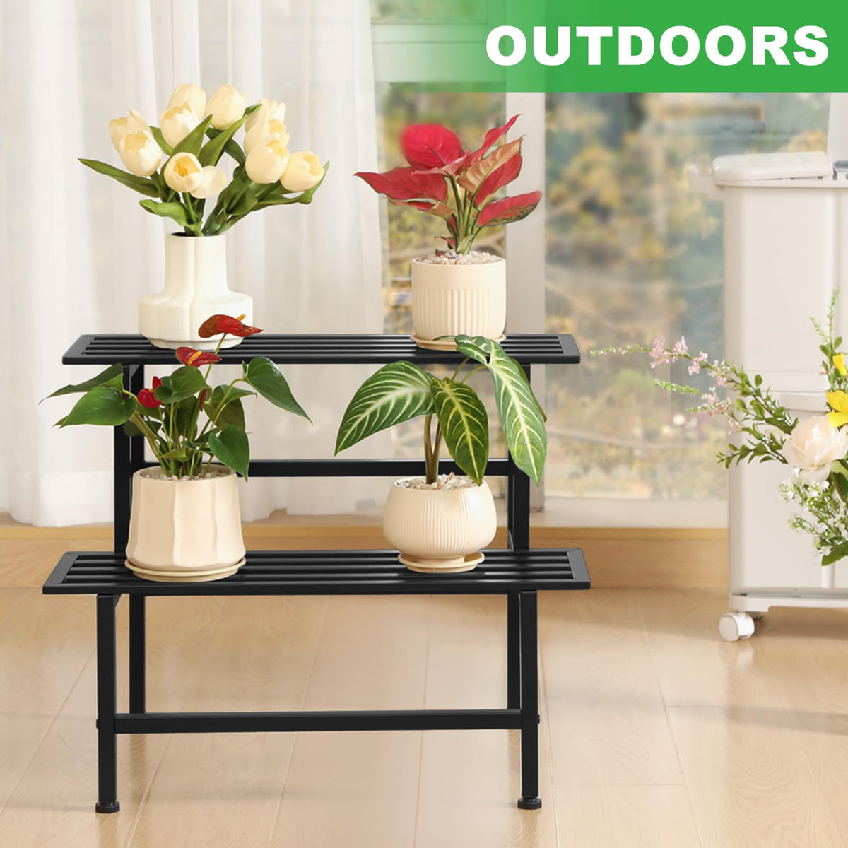 Dipion stand features stable feet and adjustable levelers