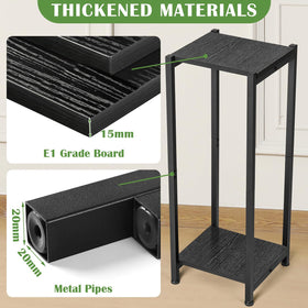 Dipion tall plant stand side view highlighting vertical footprint