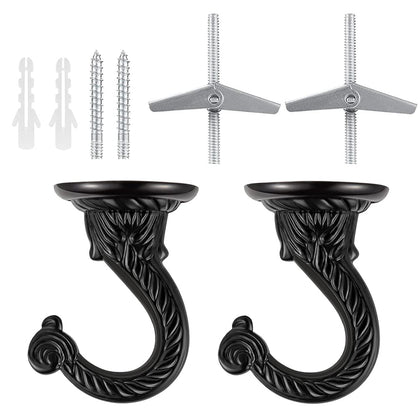 diplambr Swag Hook heavy duty ceiling hook with durable metal finish for secure suspensions.