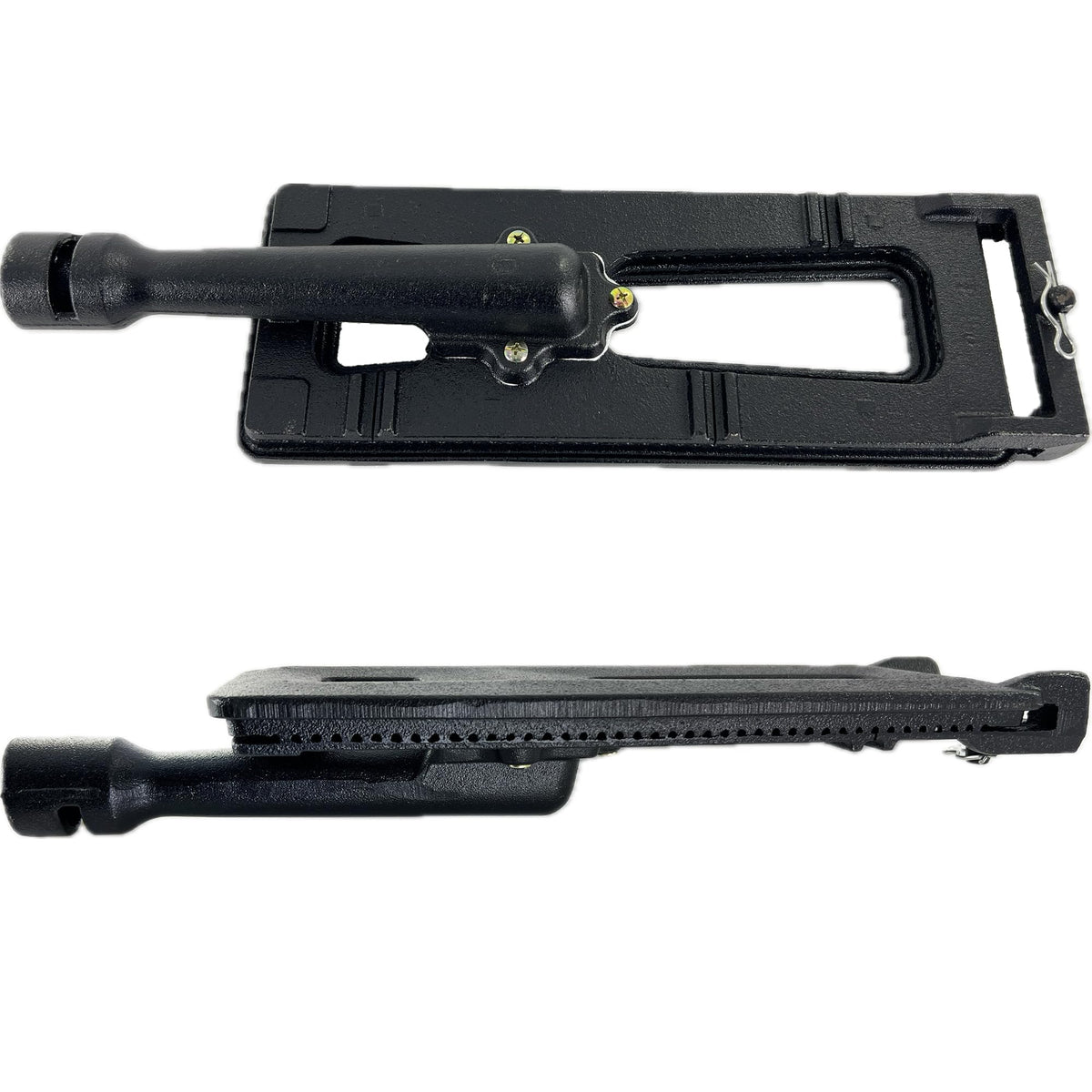 Direct Store DB104 side profile showing rugged cast iron build