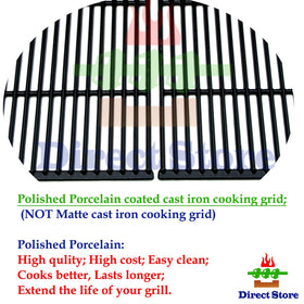 Durable Direct Store DC103 grates offer easy cleaning after grilling.