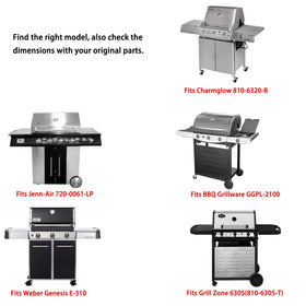 Direct Store DC107 replacement grid compatible with multiple grill brands