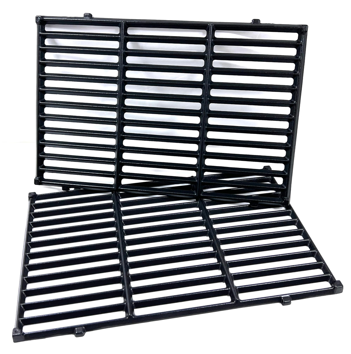 Direct Store DC130 cast-iron grill grates 2-pack for Weber-compatible cooking