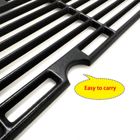 Direct Store DC150 cast iron grates on grill, perfect for professional-style sear marks.
