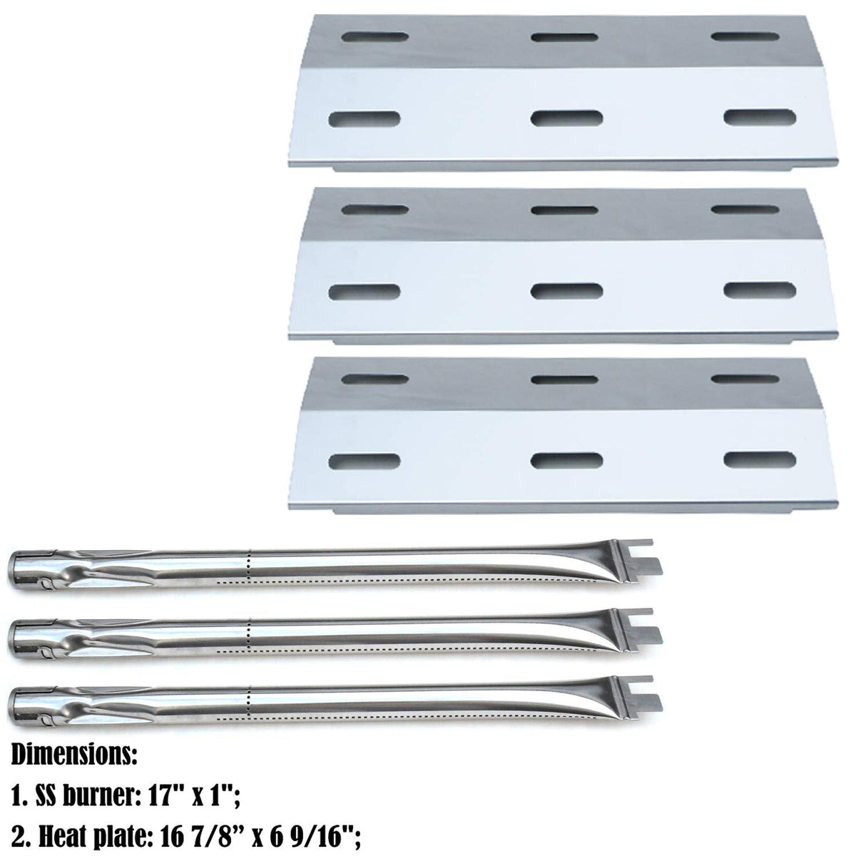 Direct Store DG103 heat plates in stainless steel for even heat