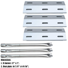 Direct Store DG103 heat plates in stainless steel for even heat