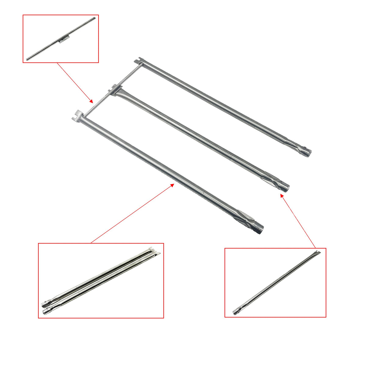 DG230 flavorizer bars for Weber Genesis improve heat coverage and flavor