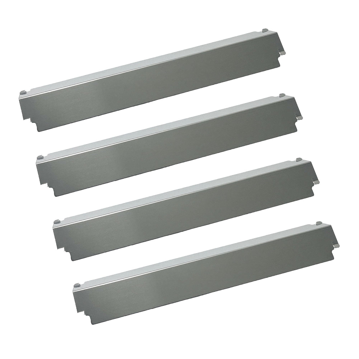 Direct Store DP126 heat plates top view in stainless steel for even heating.