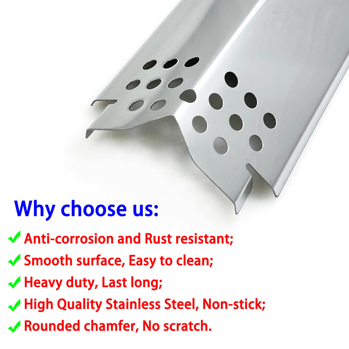Direct Store DP149 heat plate on Nexgrill burner for even cooking