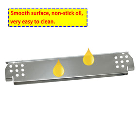 Direct Store DP149 heat plate set beside grill grate for quick maintenance