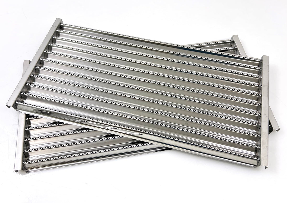 Direct Store DS123 17-inch emitter plate in stainless steel for even heat distribution.