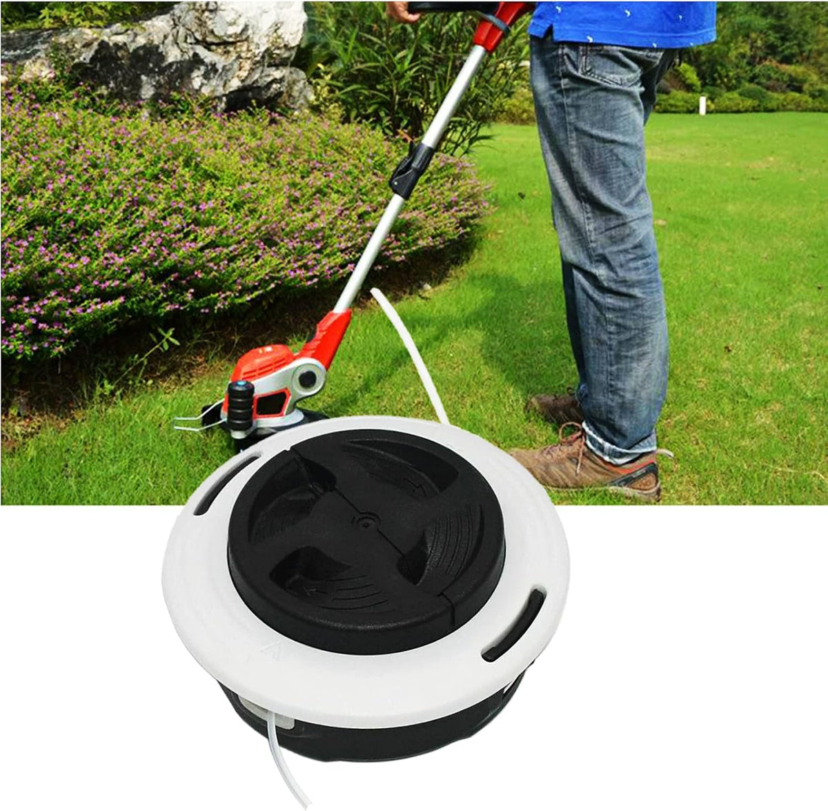 Direvcdro 2-pack C26-2 trimmer head, compatible with multiple Stihl models