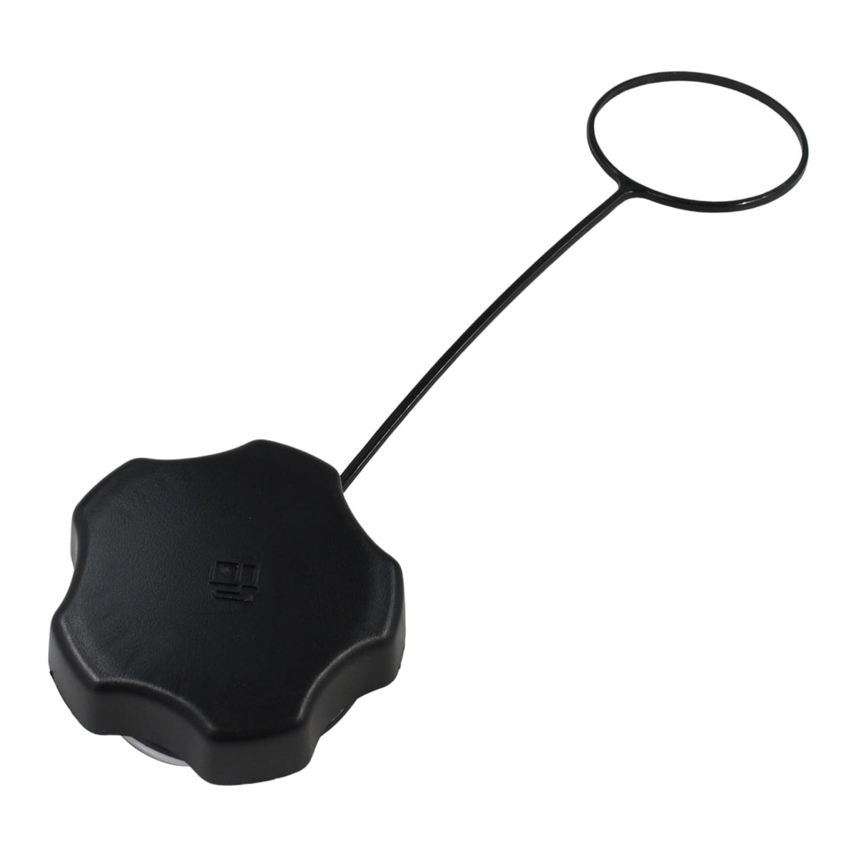 Disenparts fuel cap angled view highlights tool-free installation