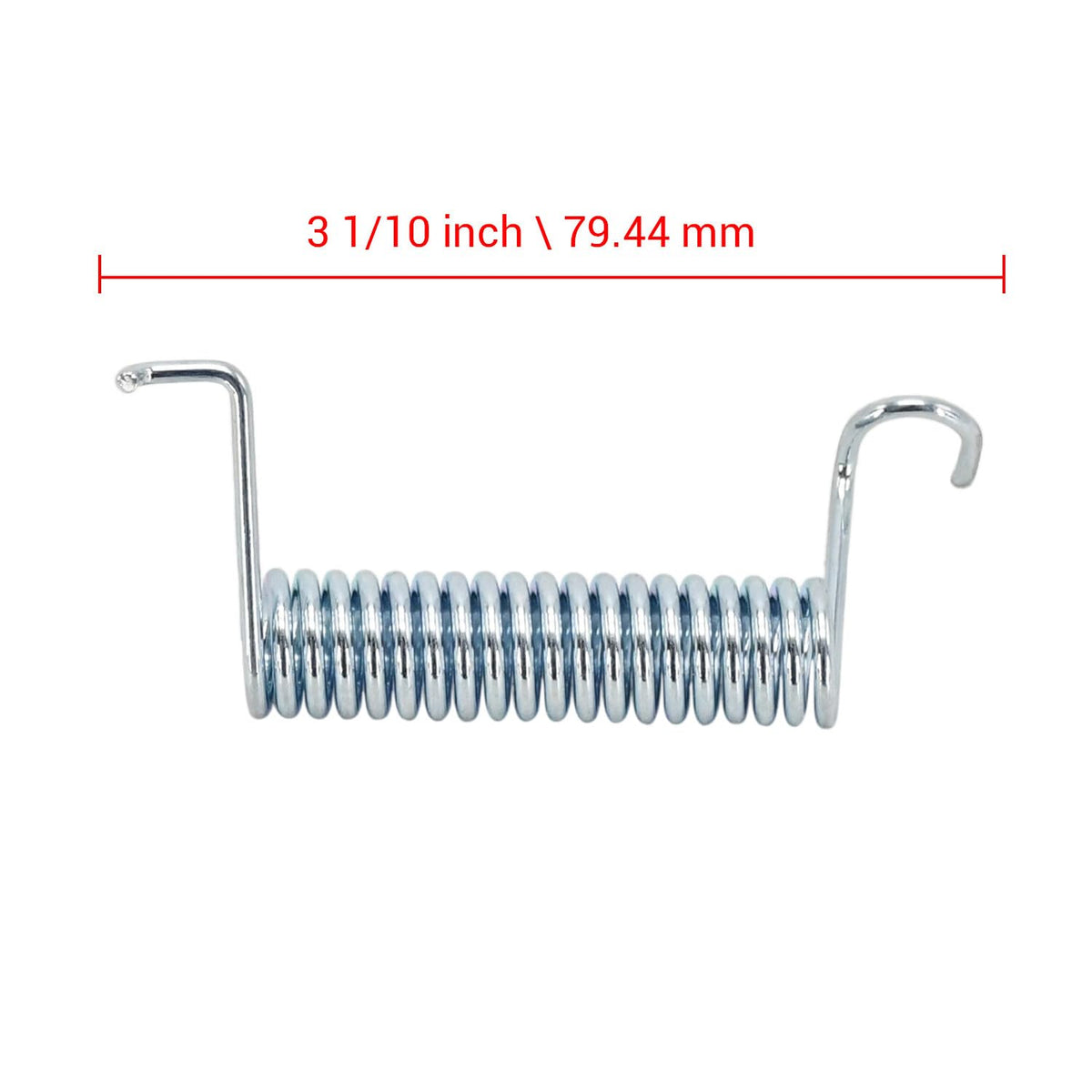 Disenparts torsion spring for Toro 136-7166, easy-to-install replacement part.