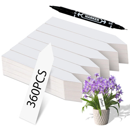 Diteryy plant markers white labels for durable garden IDs.