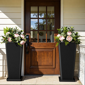 Diyfire large-capacity planters ideal for deep-rooted plants and small trees.