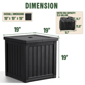 Diyfire side-table-drink-placement offers convenient surface under shade