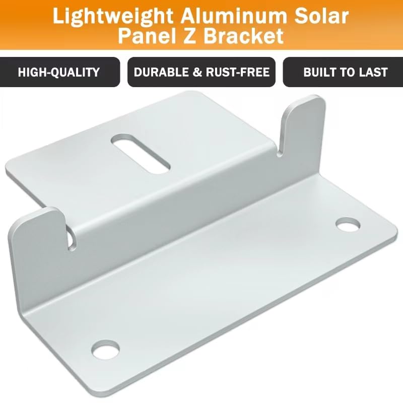 DIYIIRON 16-unit Z Bracket RV-mount ideal for mobile solar setups.