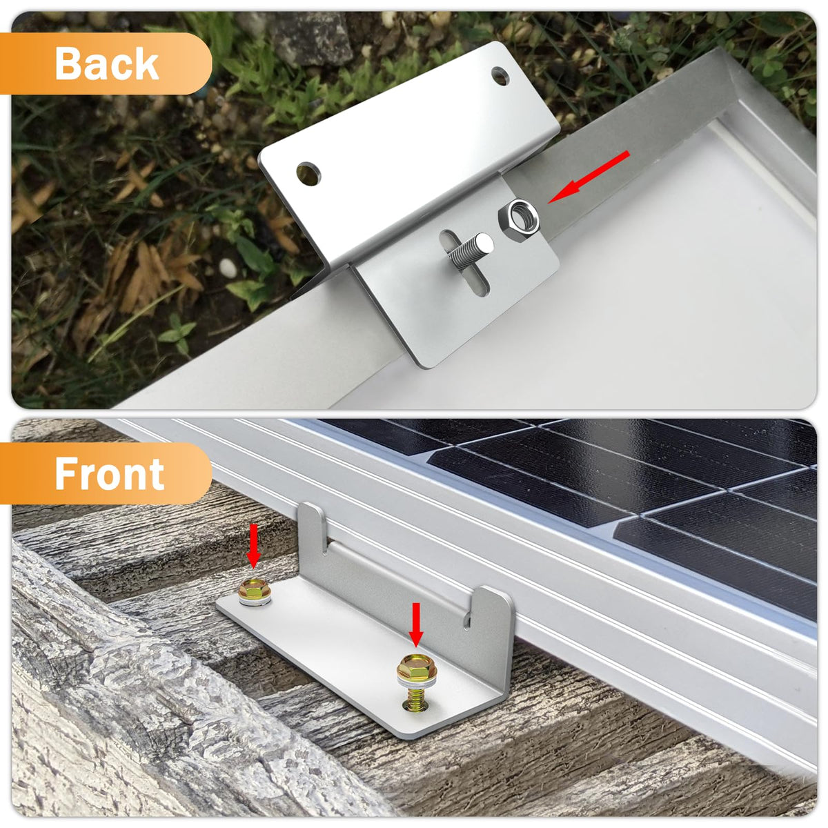DIYIIRON Lightweight aluminum Z Bracket resists rust for outdoor use.