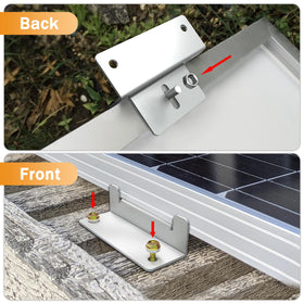 DIYIIRON Lightweight aluminum Z Bracket resists rust for outdoor use.