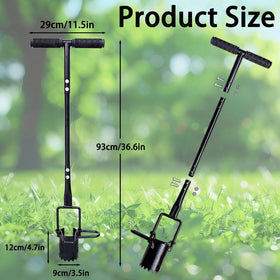 Dizvilz bulb planter standing-use for ergonomic bulb planting